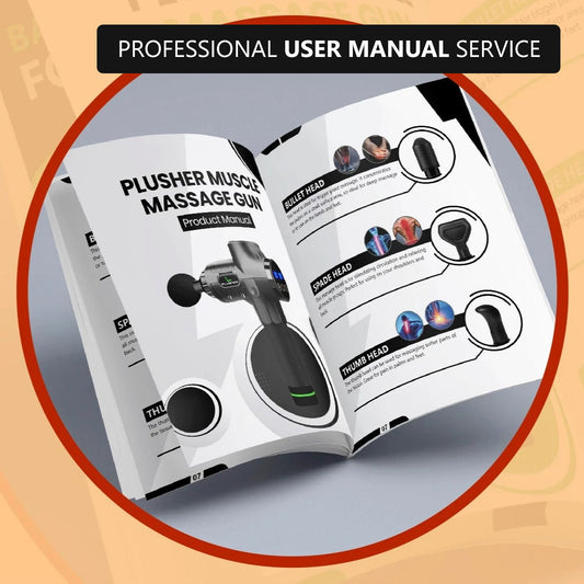 I will do writing designing drawings for your user manual user friendly instruction manual step by step drawings design product user manual service Amazon bol.com eBay Shopify Walmart Etsy Physical stores booklet translation english german dutch french spanish Assembly manual installation manual user guide booklet service